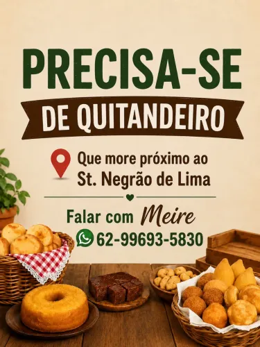 Precisa se de Quitandeiro(a)
