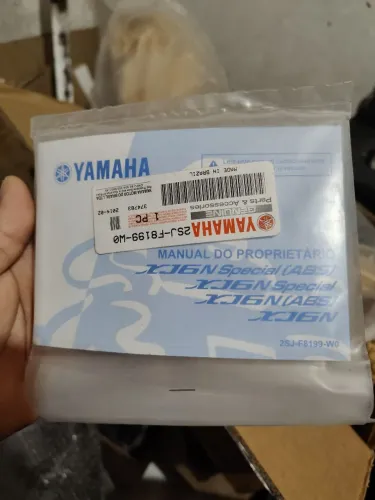 Manual Yamaha Xj6 novo sem uso