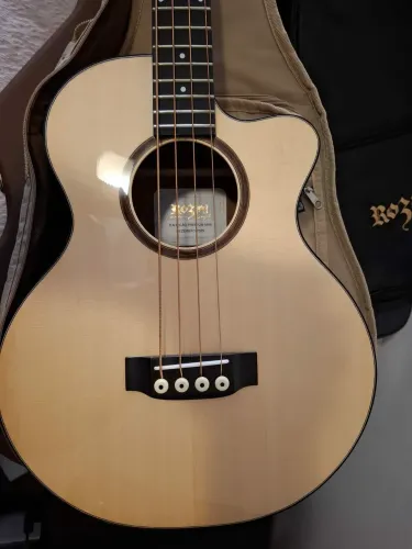 Vendo Baixolão Rozini Mini Premium 4 Cordas Zerado (Eq Fishman)