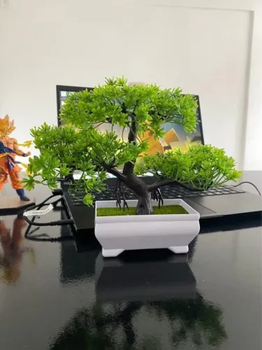 Bonsai Artificial Decorativo Premium para Mesa, Escritório e Sala