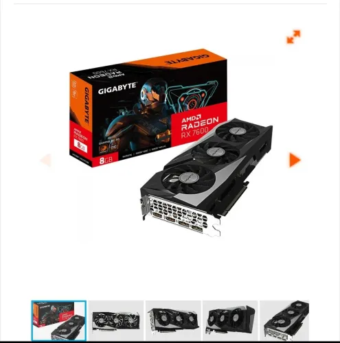 RX 7600 triplo fan nunca usada