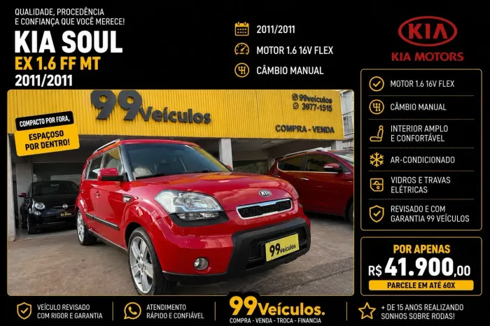 Kia Motors Soul 1.6/ 1.6 16V Flex Mec. 2011