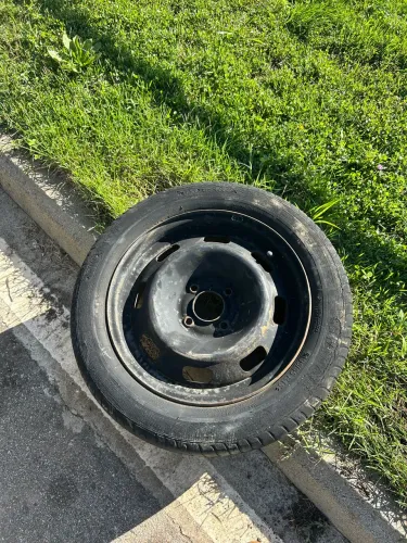 Roda ferro 15 4x108 com pneu 195/55