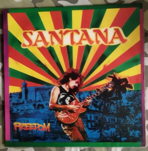 Vinil LP Santana - Freedom (1987) Latin Jazz / Rock Fusion
