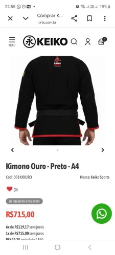 Kimono a2 gold