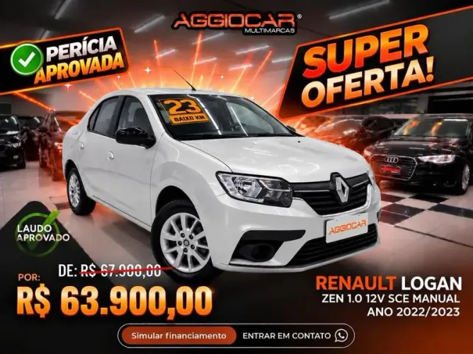 Renault Logan Zen Flex 1.0 12V 4P Mec. 2023