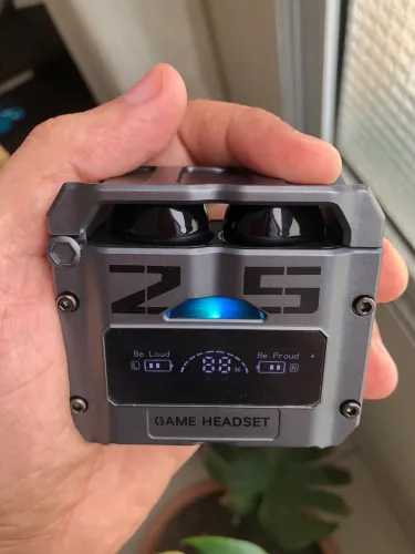 Fone De Ouvido bluetooth M25 Sem Fio Resistente a água LED Microphone