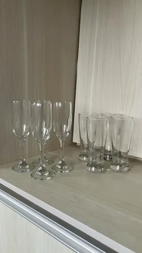 Conjunto Taças e Tulipas de Vidro