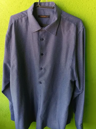Camisa cia do terno cor azul G