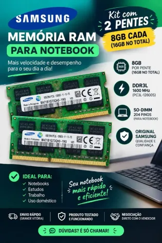 Memória RAM Samsung DDR3 16GB