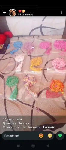 Vendo chaveiro de crochê ?, biquíni, tapetes, etc