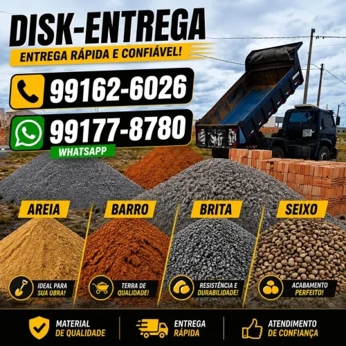 Areia-Barro-Brita-Seixo