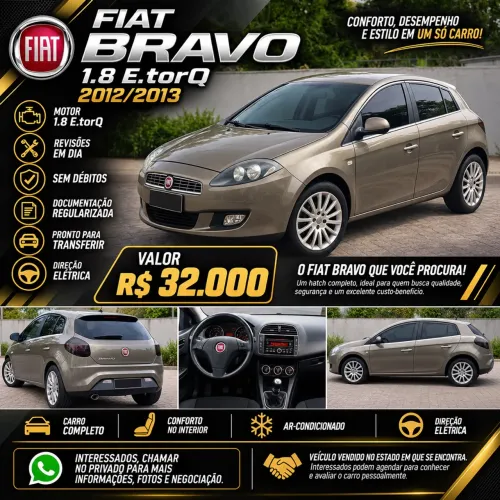 Fiat Bravo Essence 1.8 Flex 16V 5P 2013