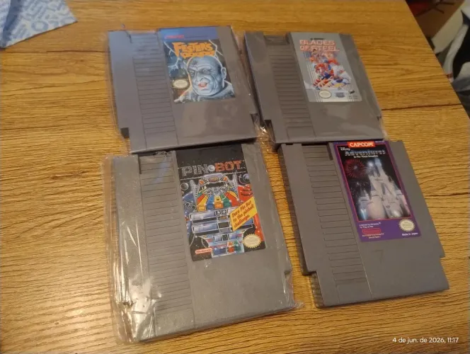 LOTE DE JOGOS ORIGINAIS PARA NES 8 BITS