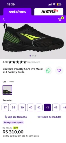 Chuteira Penalty