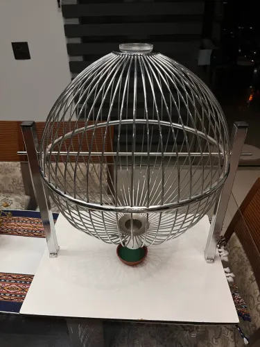 Globo de Sorteio Antigo Profissional - Az de Ouro - Peça de Colecionador
