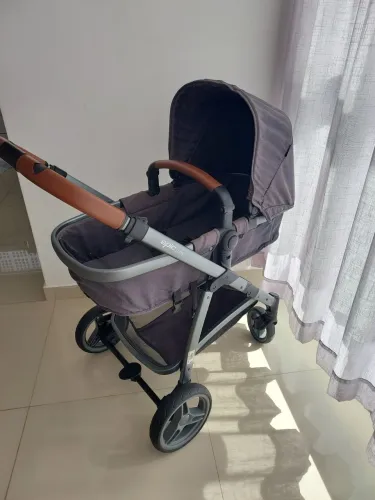 Travel Sistem Epic Lite Trio (bebê conforto + carrinho + base carro c/ Isofix) infanti