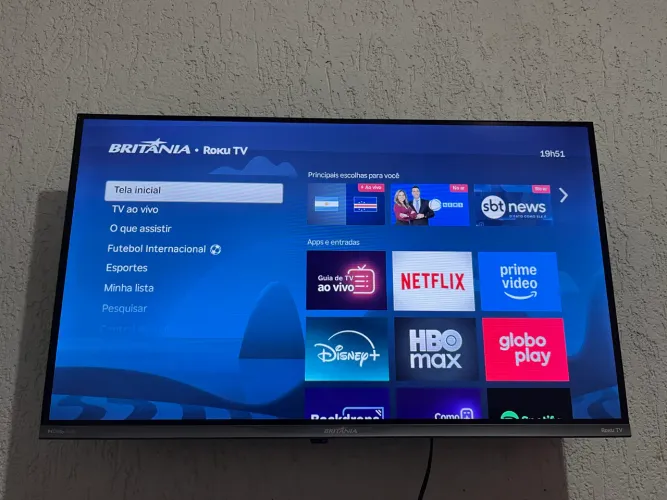 TV BRITANIA 32 polegadas ROKU TV