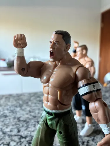 Boneco de ação John Cena Jakks 2005 WWE Ruthless Aggression