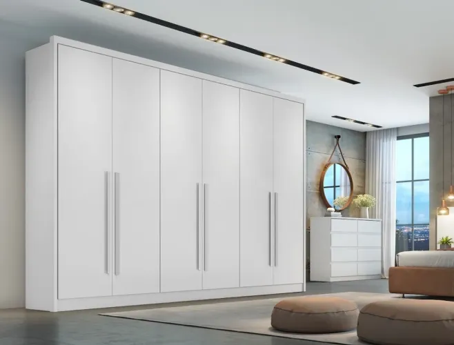 Roupeiro Casal 2,73m Robust 100%MDF t76