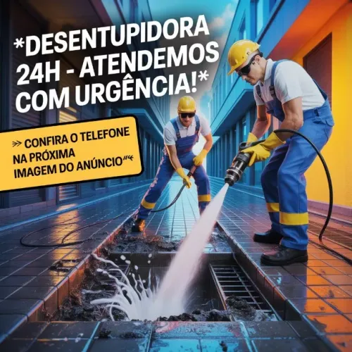 desentupidora + O melhor preço da cidade! 
