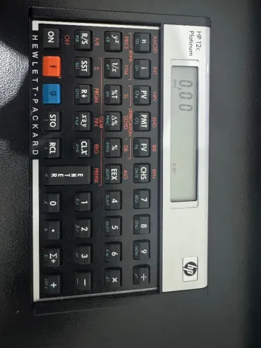 Calculadora HP 12C platinum