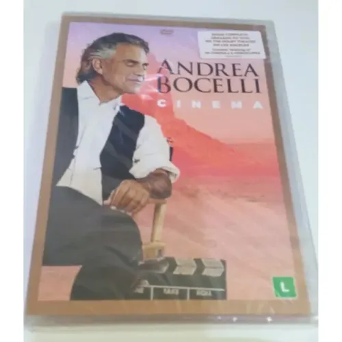 Dvd Andrea Bocelli - Cinema - Novo Lacrado