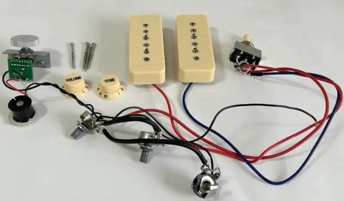 Kit de Captadores e Fiação para Guitarra Tagima TW61 Jazzmaster Varitone