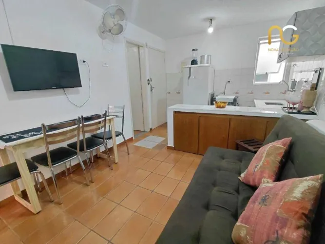 Kitnet com 1 dormitório à venda, 31 m² por R$ 215.000,00 - Aviação - Praia Grande/SP