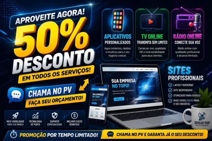 Faça seu site e aplicativo 