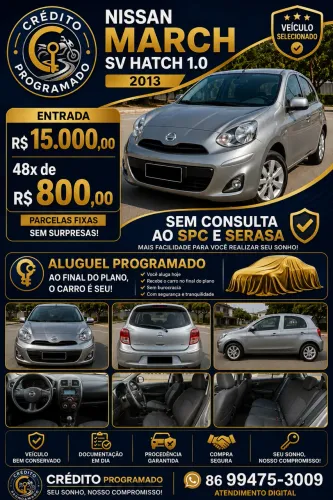 Nissan March 1.0 16V Flex Fuel 5P 2013
