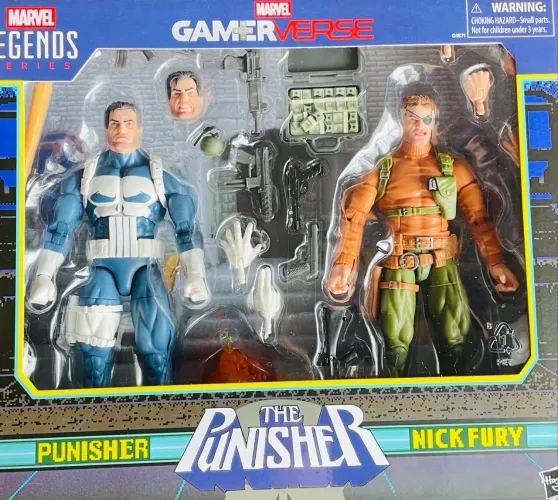 Nick Fury / Punisher (Justiceiro) - Marvel Legends GamerVerse (lacrado)