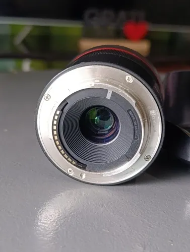 Valor a baixo do mercado Lente 18mm Samyang e-mount