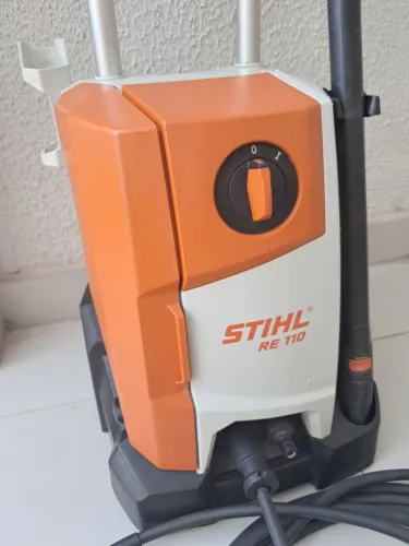 Lavadora de Alta Pressão Stihl RE 110, Cor Branco e Laranja, Estado de Nova. 