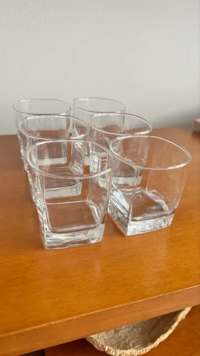 Jogo de Copos de Whisky 6 Unidades 250 ml