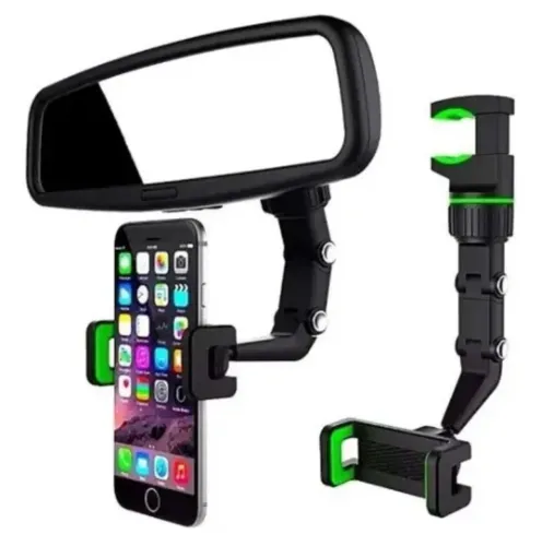 Suporte Celular Smartphone Retrovisor Extensível Giro 360