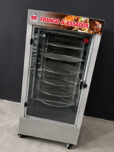 Máquina giratória de frango assado