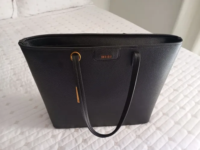Bolsa Santa Lolla Shopper Preta - Tamanho G (Estado de Nova)