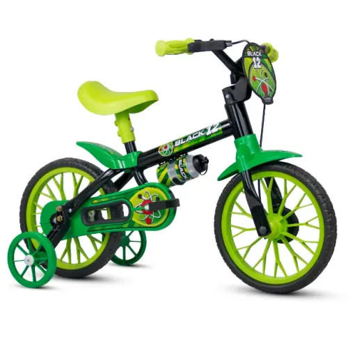 Bicicleta Aro 12 Nathor | Black | NOVA