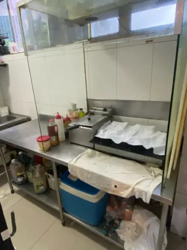 Bancada inox 188 x 86cm