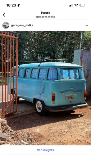 Volkswagen Kombi Standard/ Luxo/ Serie Prata 1981