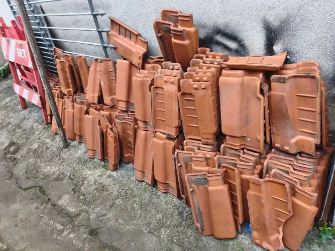 Telhas de cerâmica