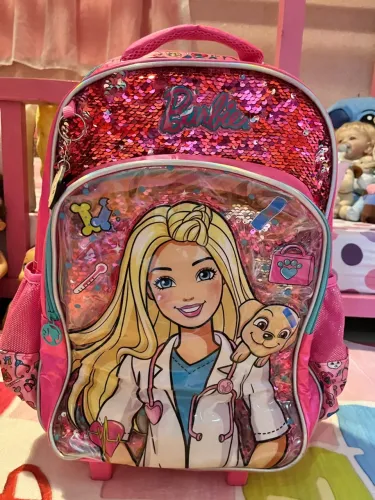 Mochila de rodinha da Barbie original
