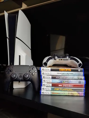 PS5 Slim 1TB Com Jogos 