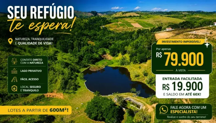 CHÁCARAS EM IGARATÁ ENTRADA A PARTIR DE R$ 19.900