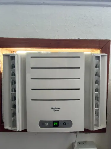 Ar-condicionado janela Spring Midea 10000 BTU frio 127V Branco