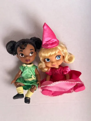 Bonecas Tiana e Charlotte mini Animators