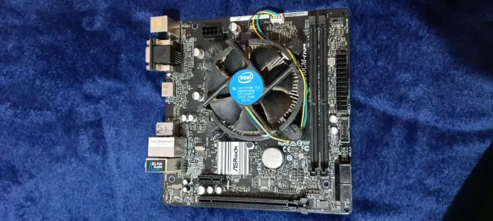 Kit Placa-mãe ASRock H310CM-HG4 + Intel Core i3 9100F + Cooler