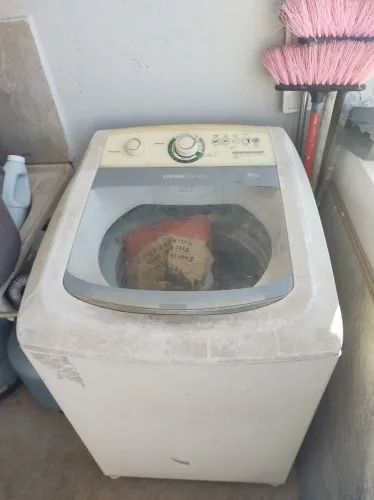 Máquina lavar 10kg cônsul detalhe leia