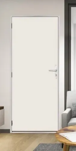 Kit Porta Madeira Lisa 212x65cm Batente Alumínio...